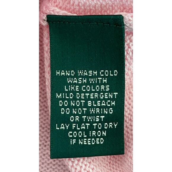 Lauren Ralph Lauren Woven Cowl Neck Sweater Modern Pink 1X Wool Blend Casual NWT - Picture 9 of 9